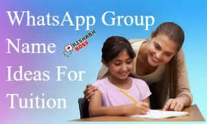 WhatsApp group name for tuition