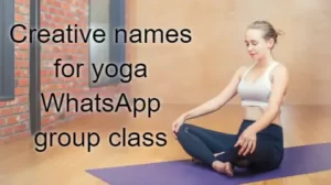Yoga group names list