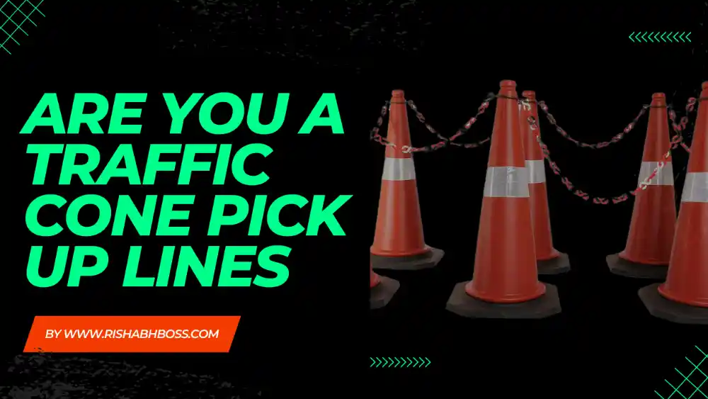 Are You A Traffic Cone Pick Up Lines